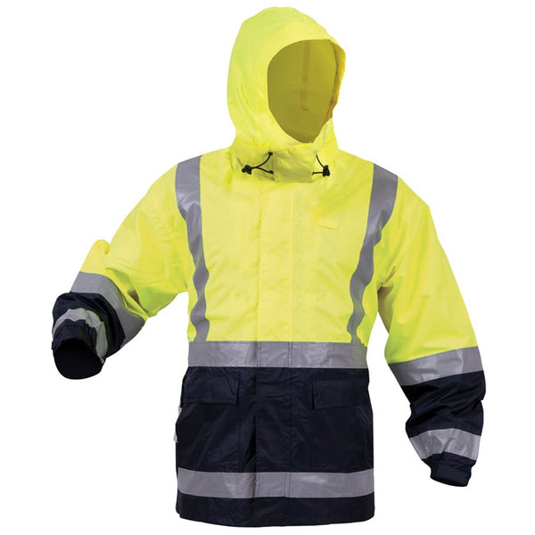 Hi-Vis Safety Contractors Jacket - Yellow