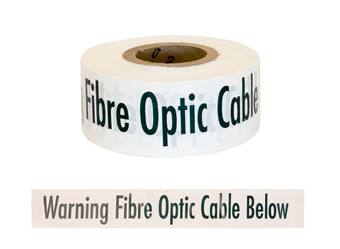 Trench Warning Tap - "Fibre Optic Cable Below"