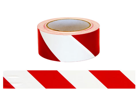 Self Adhesive Floor Tape - Red/White