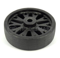 Jockey Wheel & Tyre - Knott HD Plastic 6"