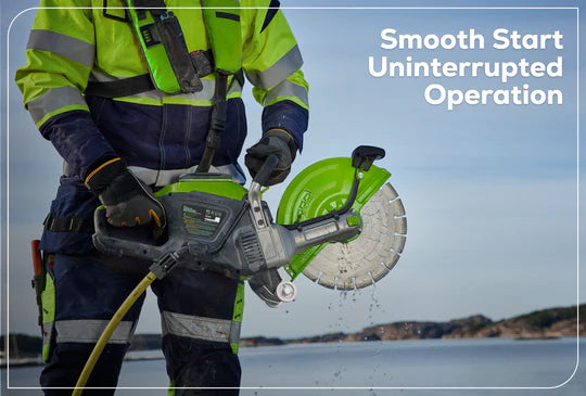 Greenworks 82V 14" Concrete Saw Kit