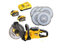 Dewalt Battery Saw & 5 Blade COMBO