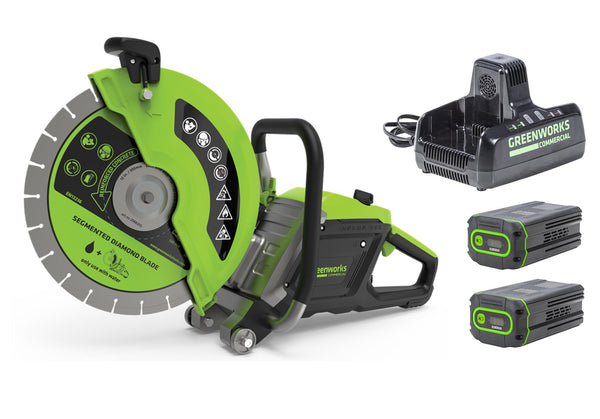 Greenworks 82V 14" Concrete Saw Kit