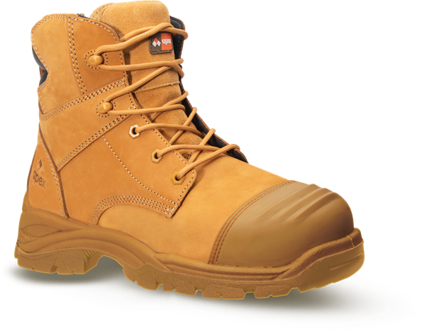 APEX Safety Boots - Sparky Zip (Wheat)