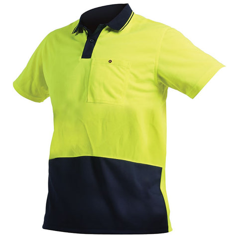 Hi-vis Safety Polo Shirt - Yellow
