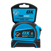 OX Tape Measure - 8m (mm/inch)
