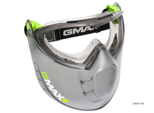 Strapped Goggles & Face Shield - Clear