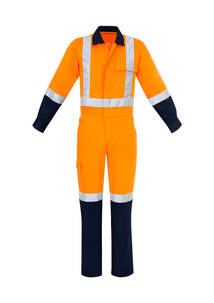 Hi-Vis Safety Overalls - Orange