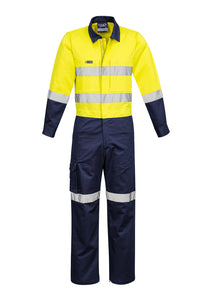 Hi-Vis Safety Overalls - Yellow