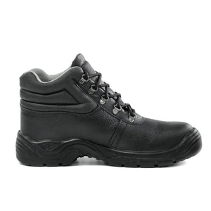 Bison Safety Boots - Black Lace Up