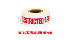 Restricted Area Please Keep Out