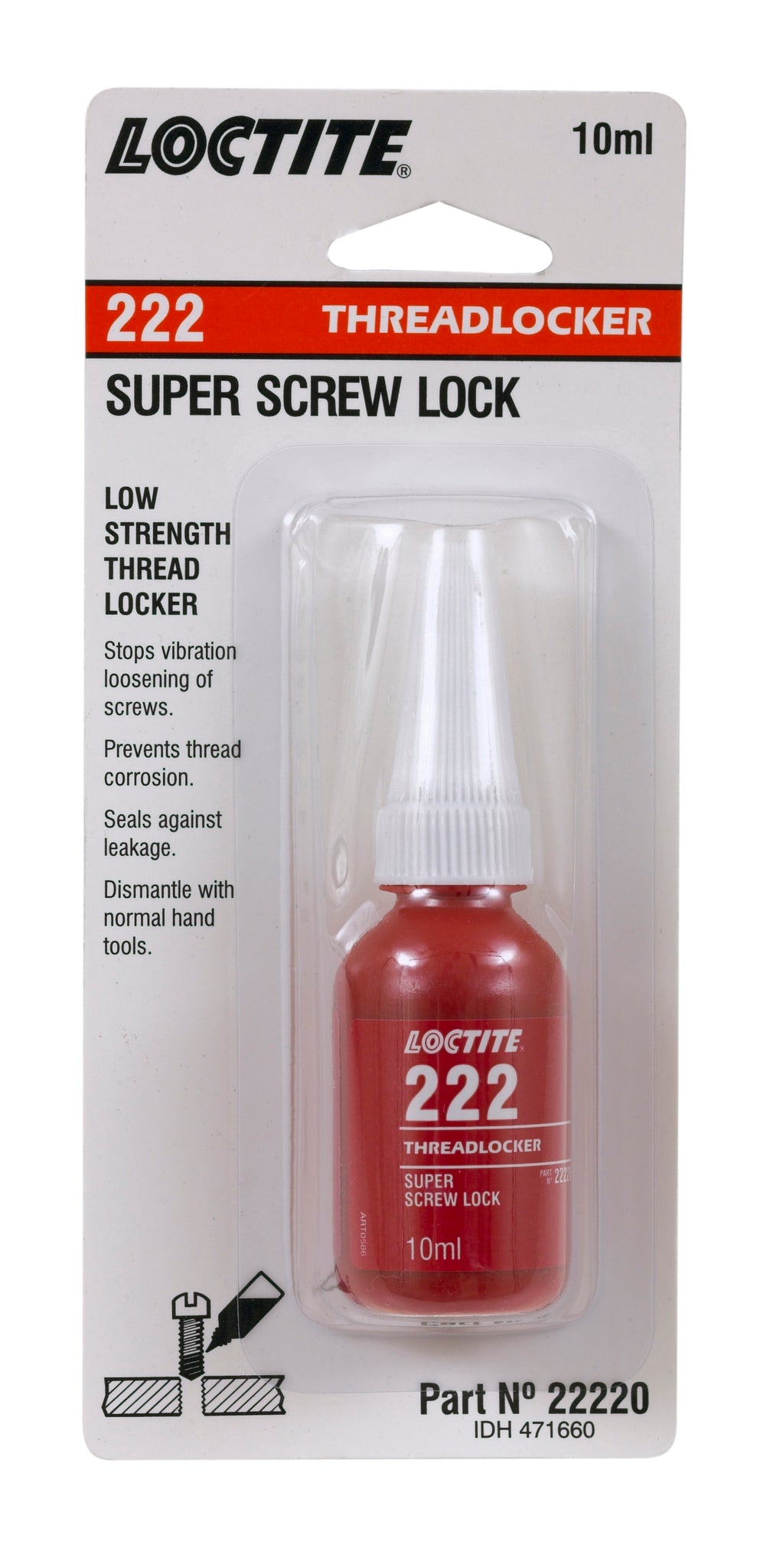 Loctite 222 Threadlocker 10Ml - South Pacific Diamond Tools
